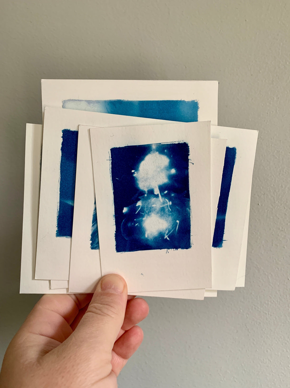 Cyanotype collection: Roadtrip July 2025