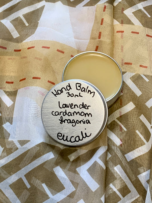 Eucali Hand Balm (lavender, cardamom, fragonia)